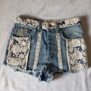 Carmar Titania crochet high rise shorts